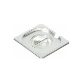Plech na pečení Víko ke GN 1/2 (265x325mm) OPTINOX - 5 provedení, Provedení výřez na naběračku