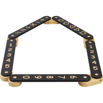 Dětské hřiště MeowBaby Dětská senzomotorická Montessori kladina, černá, 5ks