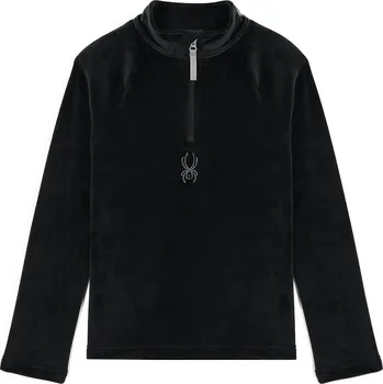 Dívčí mikina SPYDER - DÍVČÍ FLEECOVÁ MIKINA SHIMMER BUG 1/2 ZIP 38R125306BLKL