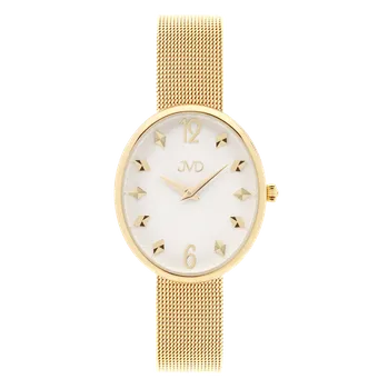 Hodinky JVD Dámské oválné zlacené hodinky JVD J4194.2