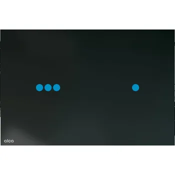 Splachovací tlačítko Ovládací tlačítko Alcadrain (Alcaplast) bezdotykové pro předstěnové instalační systémy s podsvícením, sklo-černá NIGHT LIGHT-3