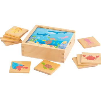 Dřevěná hračka Playtive PLAYTIVE® Dřevěná motorická hra - pexeso