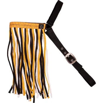 Koňská maska proti hmyzu QHP Třásně proti hmyzu QHP, nastavitelné, sunflower FULL