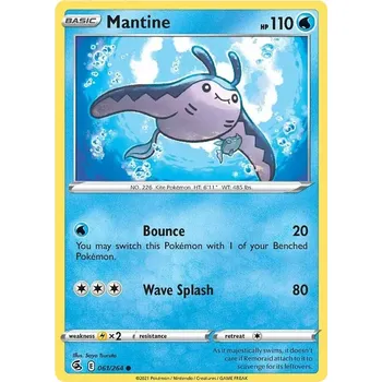 Sběratelská karetní hra Mantine 061/264 - Fusion Strike Typ karty: Reverse Holo