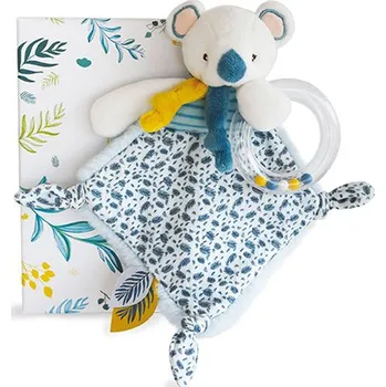 plyšák Doudou et Compagnie Paris Doudou Dárková sada - koala Yoca s chrastítkem 22 cm