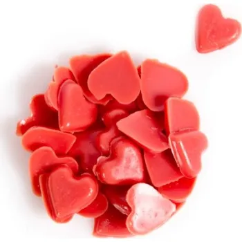 Jedlá dekorace na dort Pastry, s.r.o. – Pastry – Čokoládové dekorace – Srdíčka červená 40 g