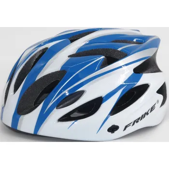 Cyklistická přilba FRIKE A2 cyklistická helma modrá/bílá
