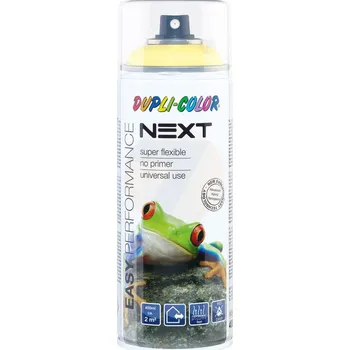 Barva ve spreji Dupli-Color Next Dublin žlutá polomatná barva ve spreji 400 ml