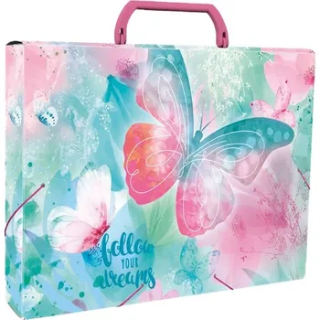 Školní kufřík Colorino DREAMS kufřík box na sešity Motýl