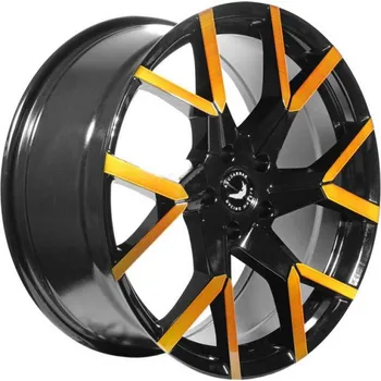 Alu kolo BARRACUDA Alu Kola Barracuda Tzunamee Evo 8x18 5x100 ET33 Black Gloss Flashgold 73.1