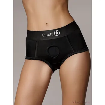 Dámské erotické kalhotky Univerzální strapon kalhotky s vibrační patronou Ouch!, XS/S