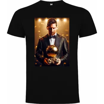 Chlapecké tričko Tričko Messi Zlatý Míč Velikost: L