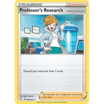 Sběratelská karetní hra Pokémon karta Trainer Professors Research 060/072
