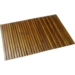 vidaXL Koupelnová předložka z akáciového dřeva 80 x 50 cm [41586] Barva: Hnědá