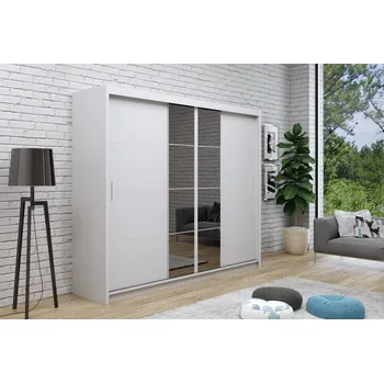 Šatní skříň Šatní skříň FAUSTA 2 250 bílá/grafit