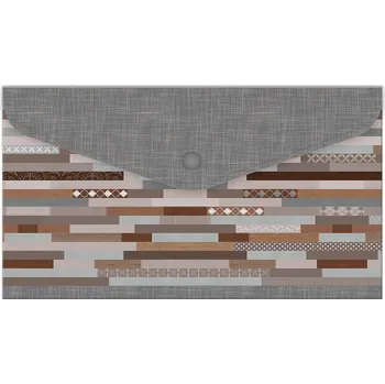 Obálka ARGUS Plastová obálka DL s drukem hnědá 16410352