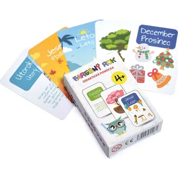 Kvarteto ARGUS Edukační hrací karty barevný rok 22010062