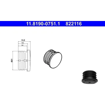 Těsnění motoru Těsnicí / ochranná zátka ATE 11.8190-0751.1