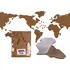 GiftyCity Korková mapa světa 36 x 27 cm