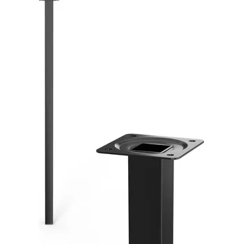 Stolová podnož Walteco Nábytková noha hranatá 25x25x700mm, černá