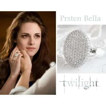 Seriál Sága Stmívání zásnubní prsten Bella se zirkony verze 2 Velikost 8