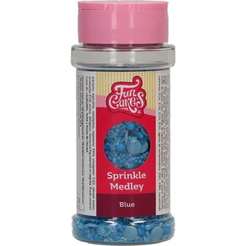 FunCakes Sprinkle Medley - sypání modré 70 g expirace