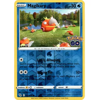 Společenská hra Pokémon karta Magikarp 021/078 Reverse Holo - Pokémon Go