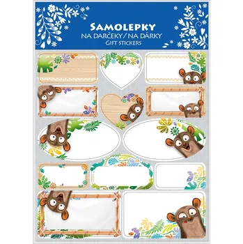 samolepka ARGUS Nálepky na dětské dárky, 13ks - 14,5 x 19 cm 10035001