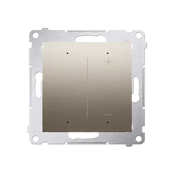 LED páska SIMON DESW1W.01/44 Stmívač pro LED pásky 12-24 V [Wi-Fi] :3028 zlatá matná, metalizovaná