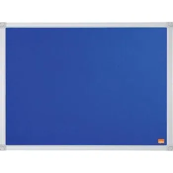 Textilní nástěnka "Essential", modrá, 60 x 45 cm, hliníkový rám, NOBO 1915680