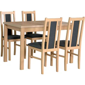 Jídelní set Jídelní set 4+1 Denis 2 Vyberte Tkaninu:: Tkanina 33, Vyberte Moření:: Komplet sonoma