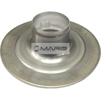 Brilon Serio Průchodka rovnou střechou DN160/110, hliník 0°, 52107340