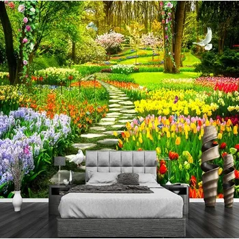 Tapeta Solution Media 3D tapety - Zahrada MU1732 1 - Voděodolné plátno - Textilní tapeta omyvatelná - 250g/m2