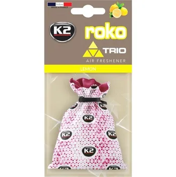 Vůně do auta K2 ROKO TRIO - Lemon 25g