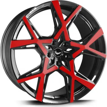 Alu kolo BARRACUDA Alu Kola Barracuda Project x 10x22 5x108 ET40 Gloss Black Flashred 73.1
