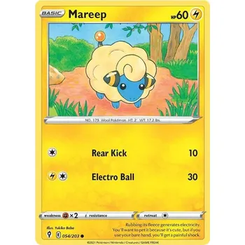 Karetní hra Mareep 054/203 - Evolving Skies Typ karty: Reverse Holo