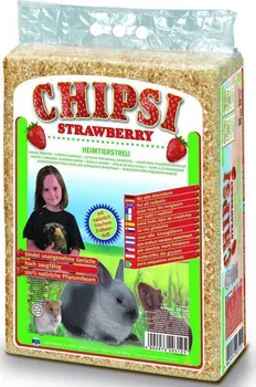 Podestýlka pro hlodavce JRS Chipsi Strawberry lisované hobliny 60 l