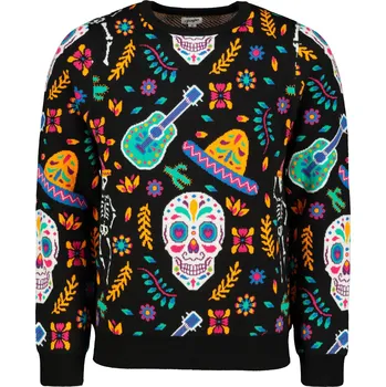 Pánský svetr Pánský svetr Muertos Frogies Frogies černá 2060227