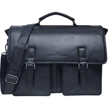 Pánská aktovka Kožená aktovka Greenwood Charles černá