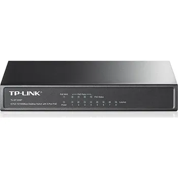 Počítačové příslušenství Switch TP-Link TL-SF1008P 8x LAN, 4xPoE, 57W, kov