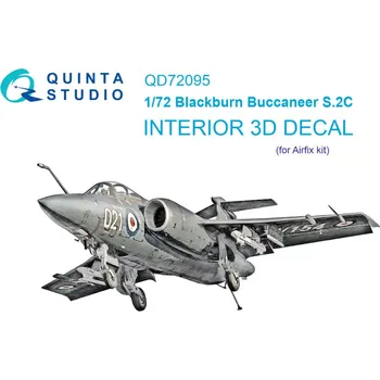 Plastikový model Quinta studio 1/72 Blackburn Buccanneer S.2C 3D-Print.&col.Int.