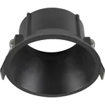 BIG WHITE (SLV) NEW TRIA 95 kroužek pro vestavbu do stropu, prohloubený, D: 10,3 H: 5,5 cm, IP 20, černá 1007452