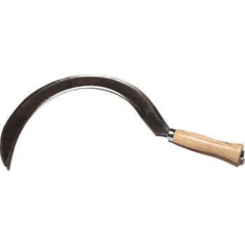 Mačeta Ručně kovaný srp robustní Krumpholz, 400g (0652) (Vhodný i k sečení husté hrubé trávy. Jednostranně broušené ostří. Pevné a robustní provedení kované části pro vyšší řezný efekt.)