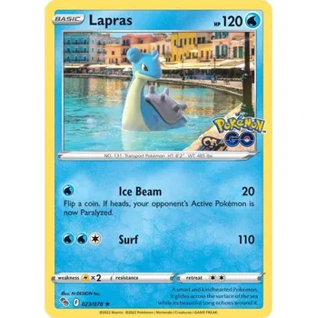 Společenská hra Pokémon karta Lapras 023/078 Holo - Pokémon Go