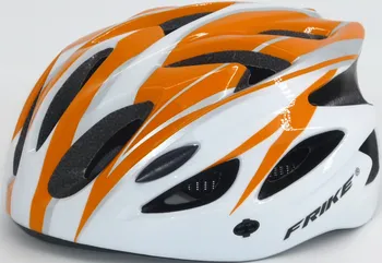 Cyklistická přilba FRIKE A2 cyklistická helma oranžová/bílá M/L