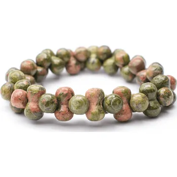 Náramek Milujeme Kameny Unakit - náramek DNA10 8273