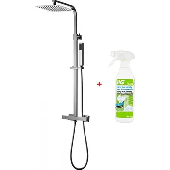 WC sada Thermo Slim Sprchový set s termostatickou baterií, chrom, THEKV1 + HG1470527