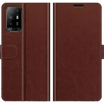 Pouzdro na mobilní telefon S-T-A-R Kožené pouzdro Oppo Reno5 Z hnědé ELEGANT