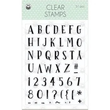 P13 Gelová razítka písmena A6, 51ks