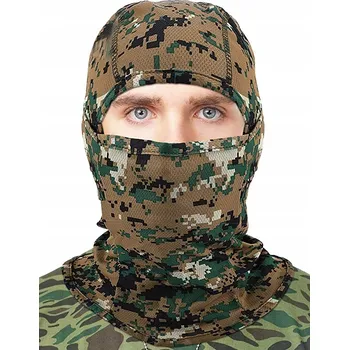 Kukla Taktická, termoaktivní kukla pro jízdu na motorce sport turistiku digital forest (Kukla je perfektně vhodná pro jízdu na motocyklu, kole, běhání. všechny sporty zimní lyže, snowboard, nordic walking. perfektní na turistika v horách. kryje obličej a ústa c